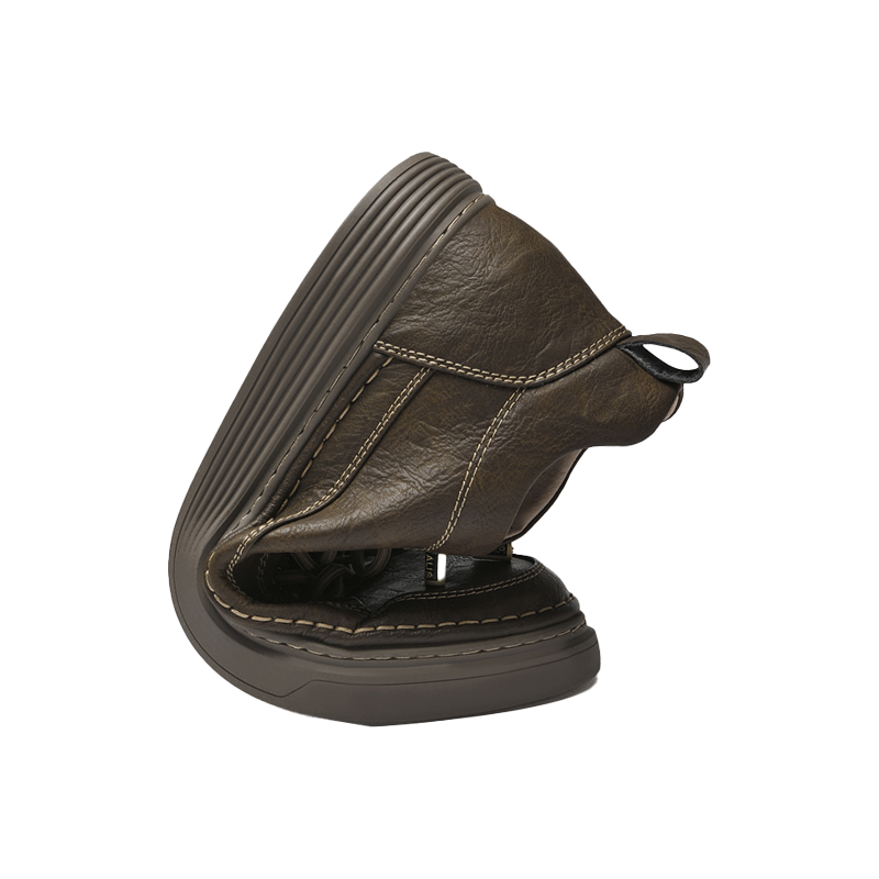 Flexibility of Callan Leather Elevator Sneaker | Levante Shoes