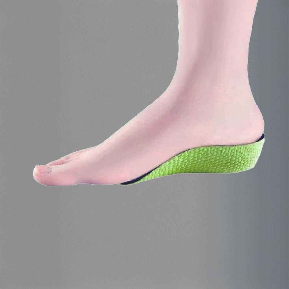 Fit of Green Height Boosting Heel Pads | Levante Shoes