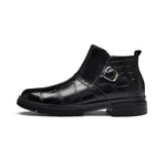 Martyn Elevator Boots – Black Leather | Levante Shoes