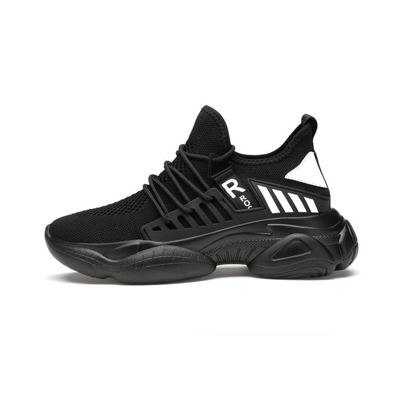 Rocket Black 8cm Elevator Sneakers | Levante Shoes