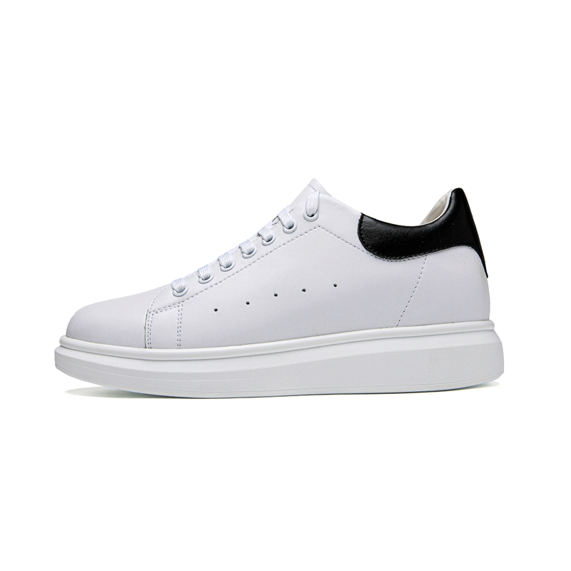Rove Elevator Sneakers | White Leather | Levante Shoes