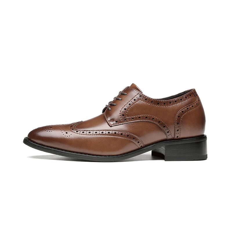 Royce Elevator Brogues in Brown | Levante Shoes