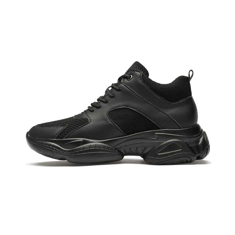 Black 3" Boost Elevator Sneaker