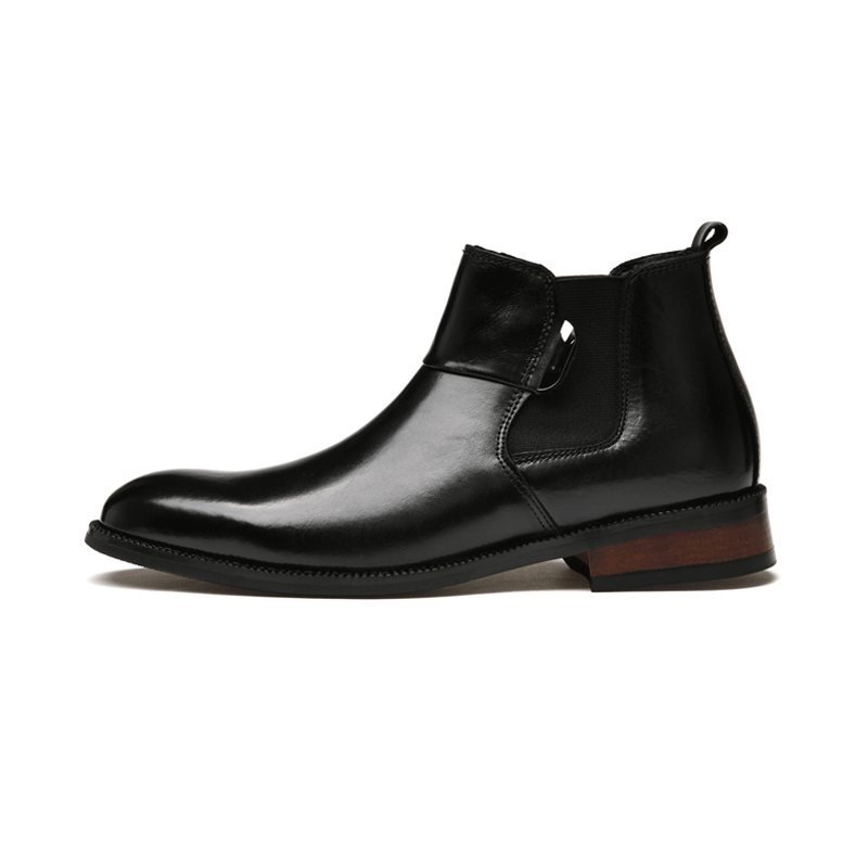Vanguard Black Elevator Boots | Levante Shoes