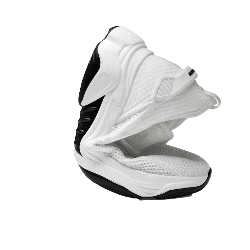 Flexbilty Shoe of Zenen White Elevator Sneakers | Levante Shoes