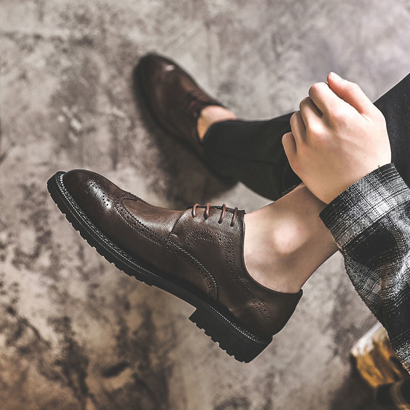 Benedikt Brown Elevator Brogues