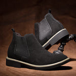 Monaco Black Suede Elevator Boot