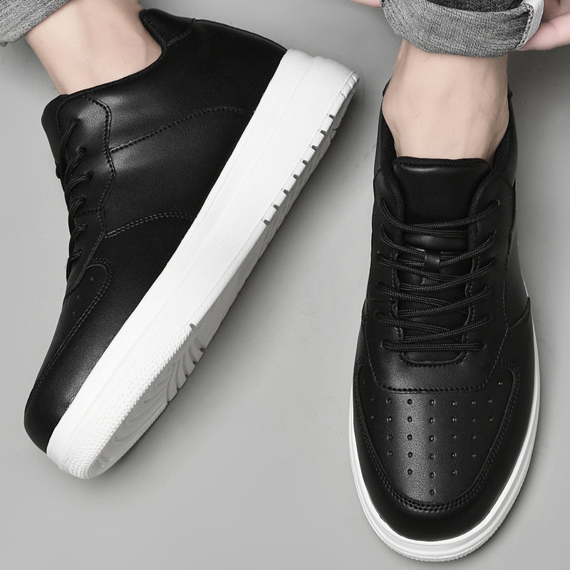 Surge Black Sneakers - Top and Side View