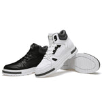 Apex Elevator Sneakers - Black & White | Levante Shoes