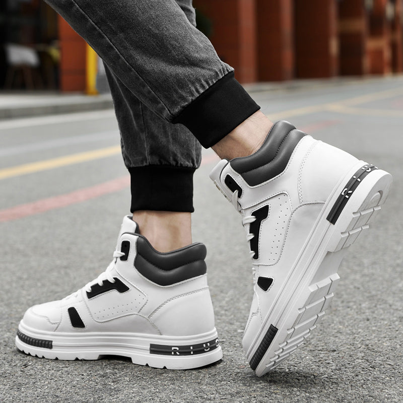 Apex White Elevator Sneakers -  Image 1 | Levante Shoes