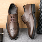 Benedikt Brown Ombre Elevator Brogues