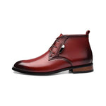 Domani Brown Leather Ankle Boots | Levante Shoes