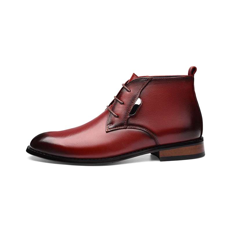 Domani Brown Leather Ankle Boots | Levante Shoes