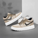Pair of Drift Khaki Mesh Elevator Sneakers | Levante Shoes
