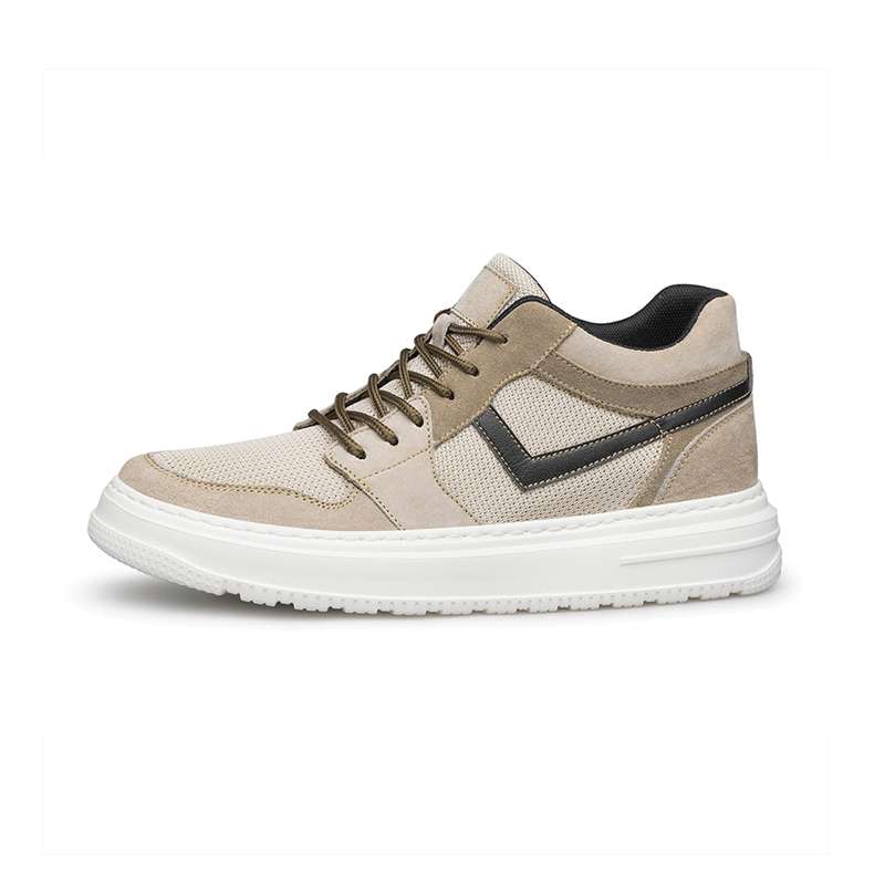 Drift Hi-Top Khaki Elevator Sneaker | Levante Shoes