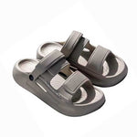Khaki  Nomad EVA Elevator Sandals on White Background