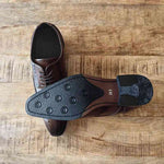 Top and Sole View of Royce Elevator Brogues in Brown | Levante Shoes