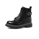 Sentinel Black Elevator Boot - wideshot closeup