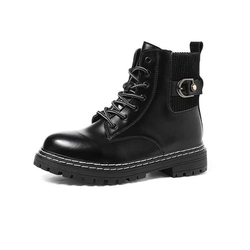 Sentinel Black Elevator Boot | Levante Shoes
